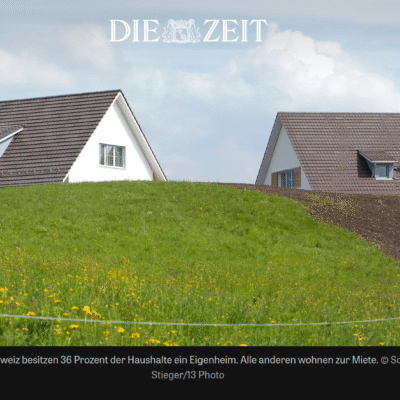 DIE ZEIT: Kampf ums Hüsli