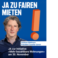 Ja zur Initiative «Mehr Wohnungen» am 30. November im Kanton Zürich