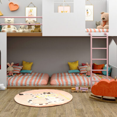 Kinderzimmer teilen – Wohnflächenverbrauch verringern