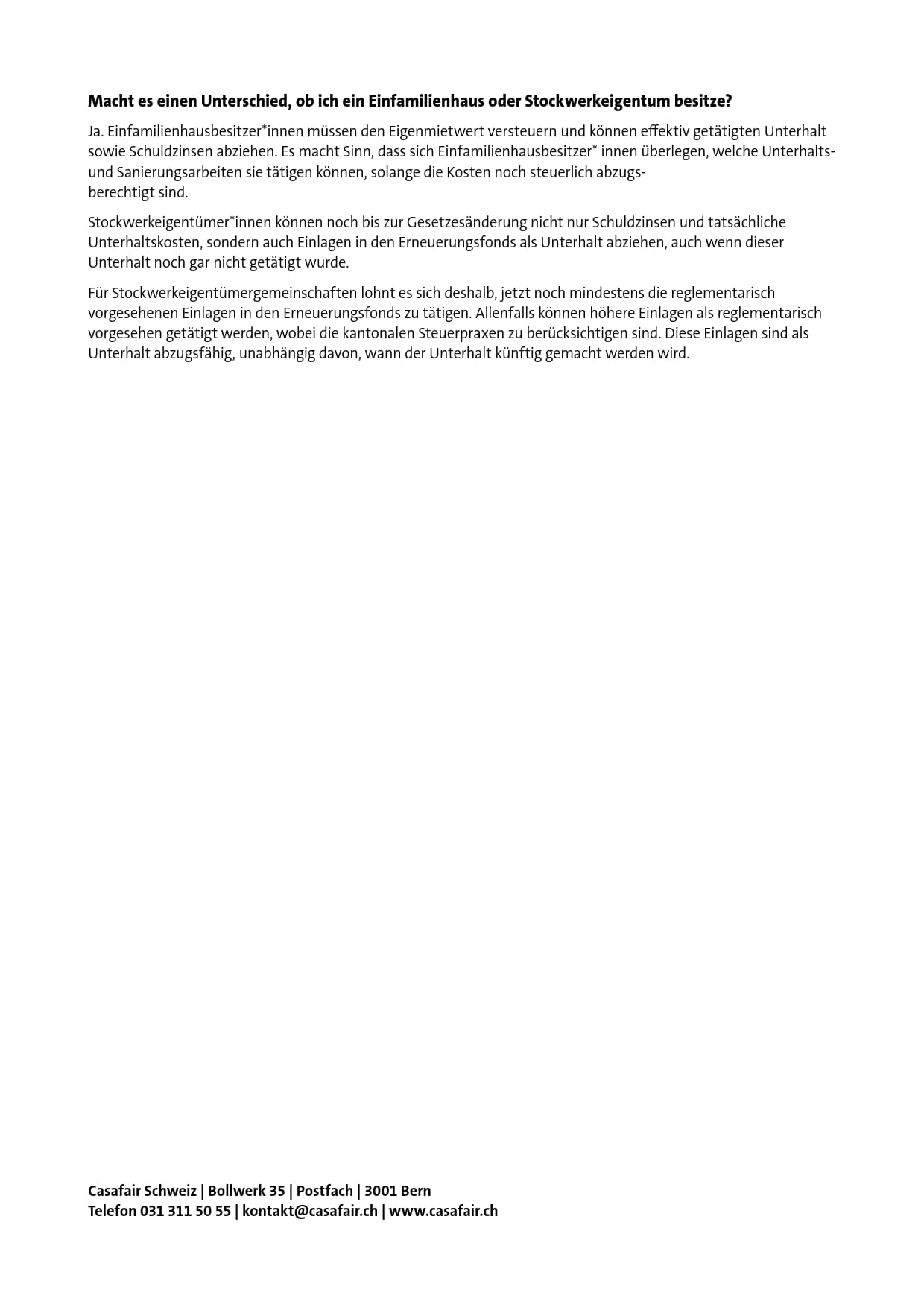 Merkblatt Abschaffung Eigenmietwert (Papier) – Bild 2