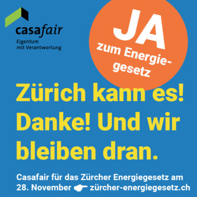 Deut­li­ches Ja zum Kli­ma­schutz im Kan­ton Zürich
