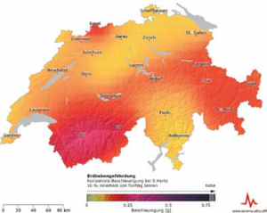 Erdbebenkarte